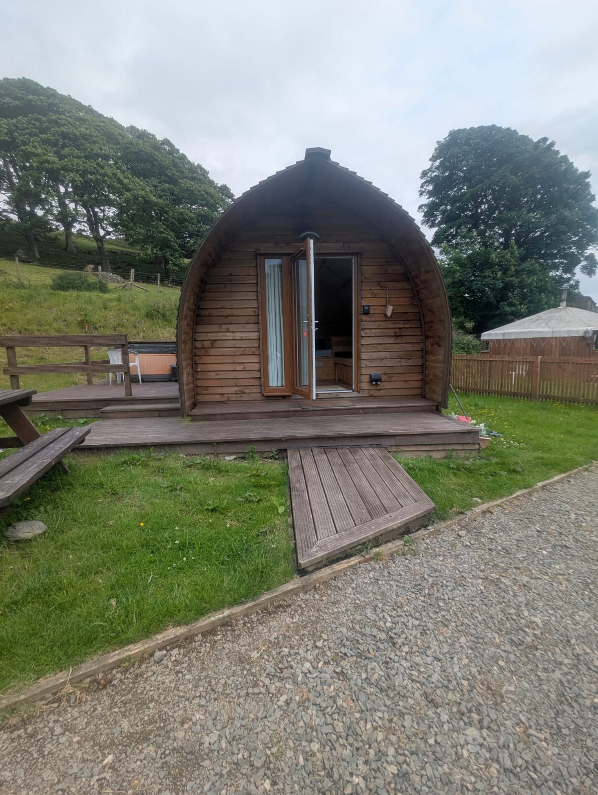 Lake District glamping cabins