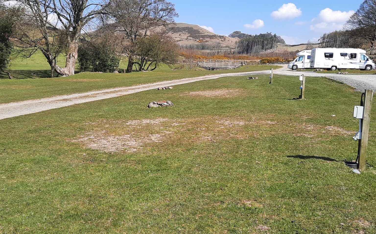 Grass electric pitches